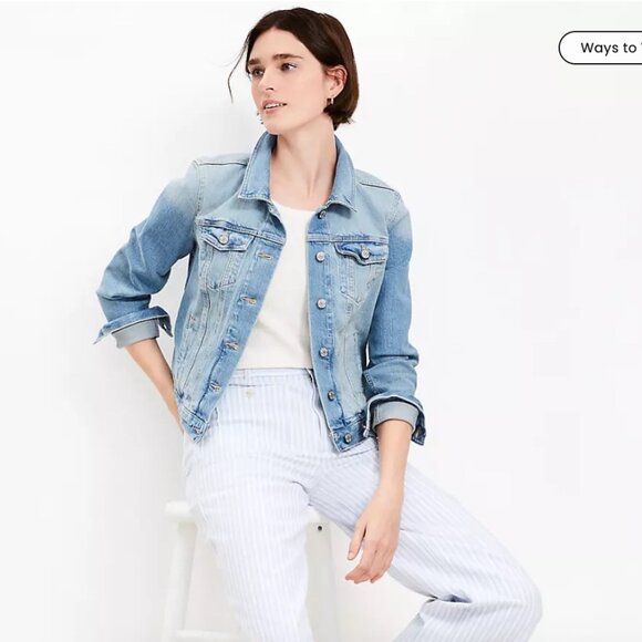 Women's Light Blue Denim Jacket - Picture 2 of 3